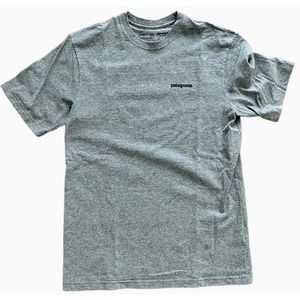 Patagonia Shirt Men's Size Small P-6 Logo‎ Responsibili-Tee Shirt Organic Cotton